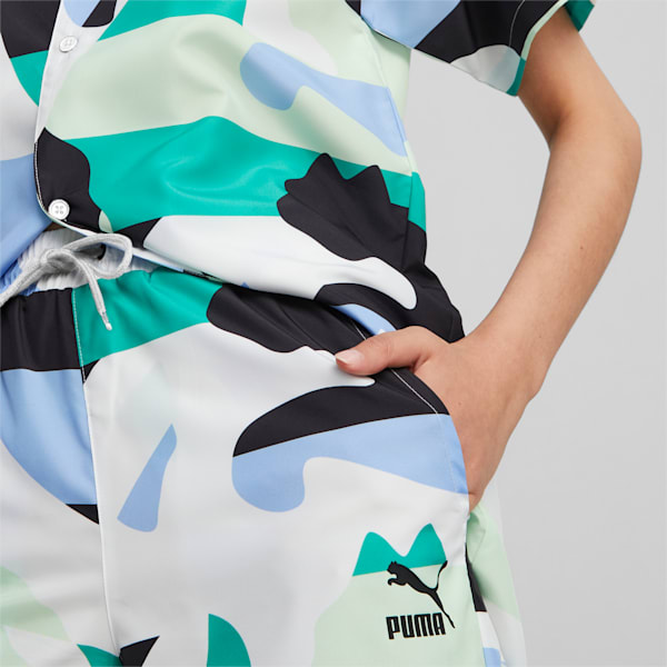 PUMA Worldwide All Over Print 6" Unisex Regular Fit Shorts, PUMA Black, extralarge-IND